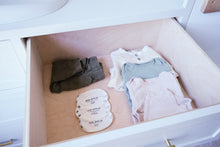 Load image into Gallery viewer, Bamboo Baby Bodysuit Onesie Extender pack with snap compatibility